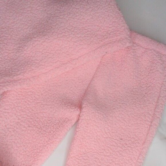 baby B'gosh Sherpa Fleece Hooded Jacket & Footed BabyGirl Pants Set Size 6M Pink - Picture 4 of 8
